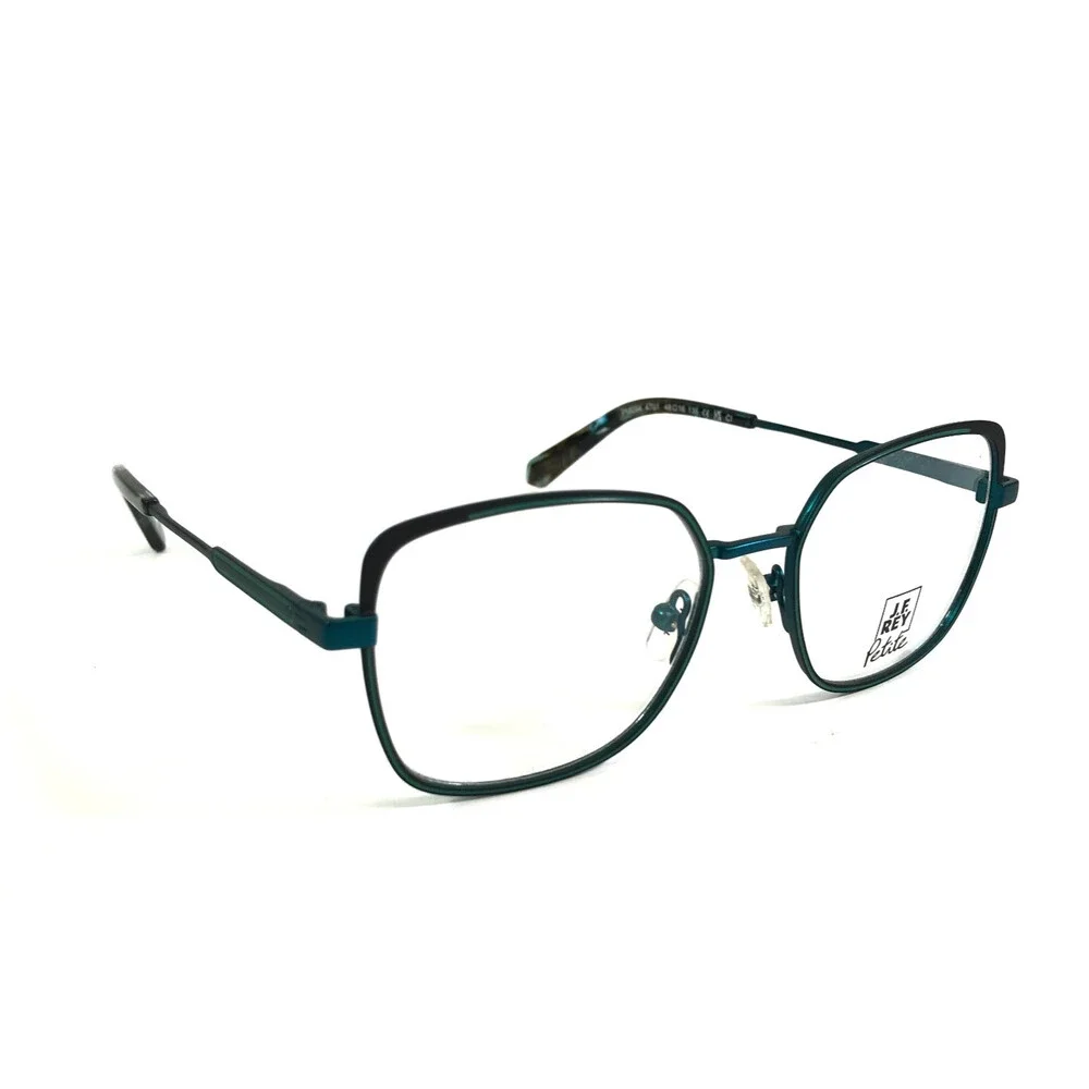 J.F. Rey Petite Eyeglasses Frames PM094 4701 Black Blue Butterfly 48-16-135